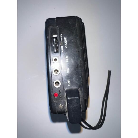 Realistic Minisette 20 Model #14-1055A Black Cassette Player Speaker (E) - Picture 4 of 4